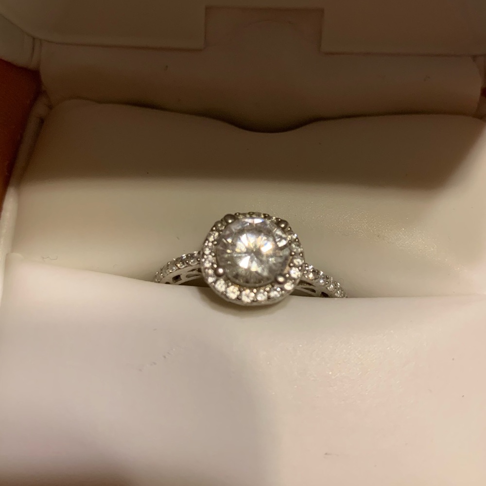 1 + carat CZ Diamond ring